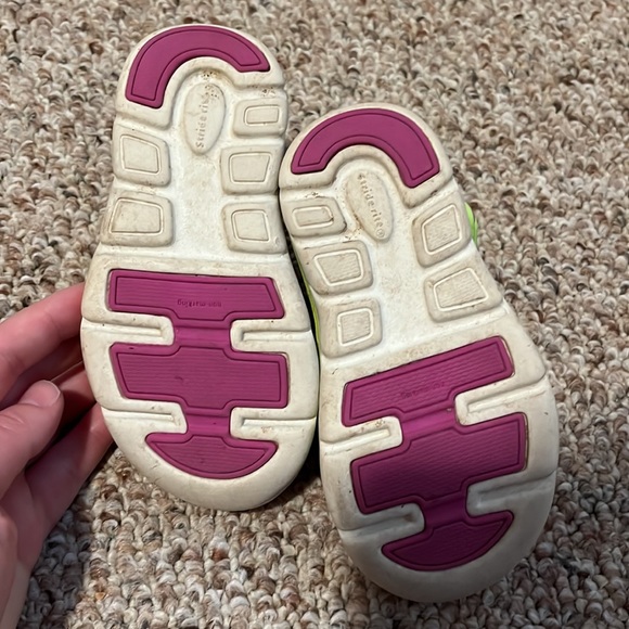 Phibian size 7 girls multicolored toddler shoes - Picture 3 of 5